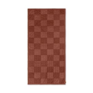 ferm LIVING - Duo Couette, 90 x 187 cm, rouge brun