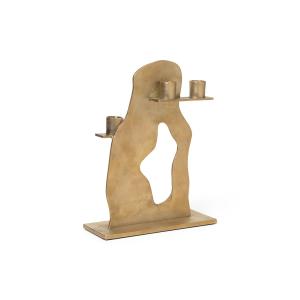 Ferm Living - Erode Bougeoir, laiton