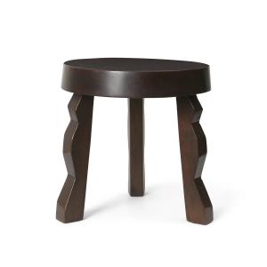 Ferm Living - Faye Tabouret, mangue teintée foncé