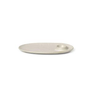 Ferm Living - Flow Assiette de petit-déjeuner, blanc cassé