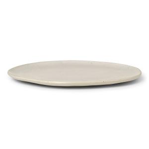 ferm LIVING - Flow Assiette plate, Ø 27 cm, blanc cassé
