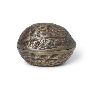 Ferm Living - Forest Nut Boîte déco, finition laiton antiqu…