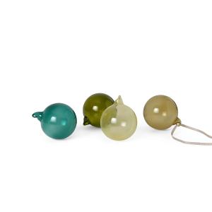 Ferm Living - Glass Baubles Boules de Noël, Medium, multico…