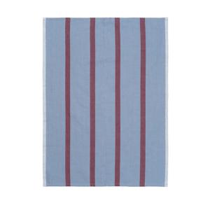 Ferm Living - Hale Torchon, bleu-bourgogne