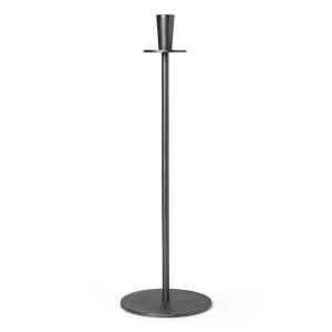 Ferm Living - Bougeoir hoy casted h 55 cm, noir