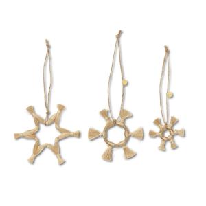 Ferm Living - Etoiles en jute, naturel (set de 3)