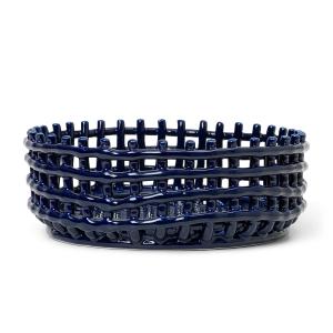 Ferm Living - Céramique Centerpiece Bol, bleu