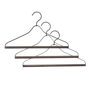 Ferm Living - Cintre à manteau (lot de 3), noir