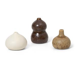Ferm Living - Komo Minivases, multicolore (set de 3)