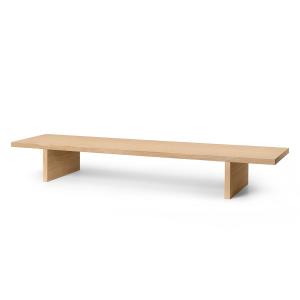 ferm LIVING - Kona Low Table d'appoint, 140 x 34 cm, chêne