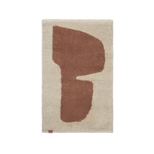 ferm LIVING - Lay Paillasson, 50 x 70 cm, parchment / rust