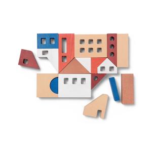 Ferm Living - Little Architect cubes en bois, multi