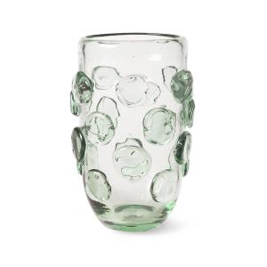 ferm LIVING - Lump Vase, H 25 cm x Ø 17 cm, transparent (re…