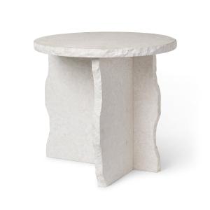 ferm LIVING - Mineral Table de sculpture en marbre, Ø 52 x…