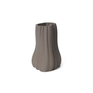 ferm LIVING - Moire Vase, H 20 cm, anthracite
