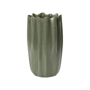 Ferm Living - Nium Vase, H 23 cm, dark sage