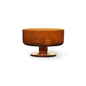 Ferm Living - Oli Coupe à dessert, ambre recyclé