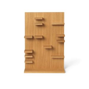 Ferm Living - Parade Étagère murale, H 60 cm, chêne huilé…