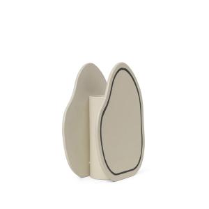 Ferm Living - Paste Vase Rounded, blanc cassé