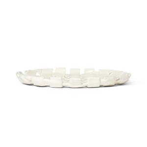 Ferm Living - Plait plat de service, blanc cassé