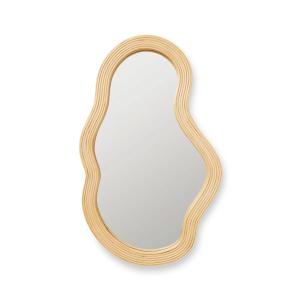 Ferm Living - Pond Miroir, 40 x 72,5 cm, moyen, rotin natur…