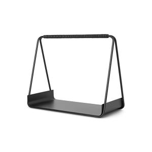 Ferm Living - Rangement en bois de port, noir
