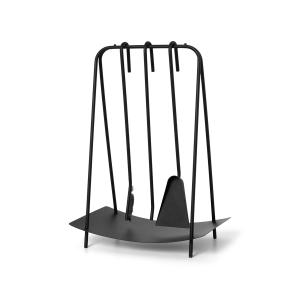 Ferm Living - Ensemble de cheminée Port, noir