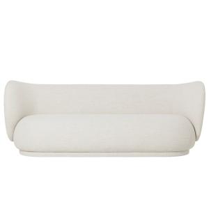 Ferm Living - Rico Canapé, 3 places, off-white ( Bouclé )