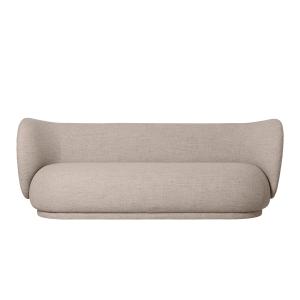 Ferm Living - Rico Canapé, 3 places, sable ( Bouclé )
