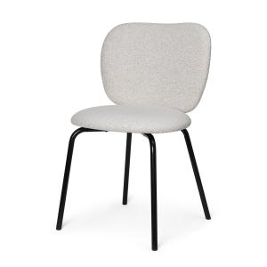 ferm Living - Rico Chaise, blanc cassé mélangé (Bouclé doux…