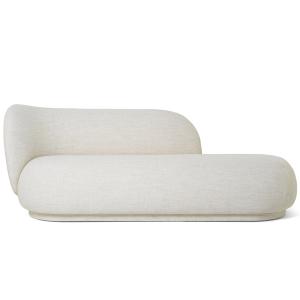 ferm LIVING - Rico Chaiselounge, blanc cassé (Bouclé)