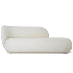 Ferm Living - Rico Chaiselounge, blanc cassé (Bouclé)