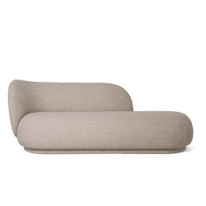 Ferm Living - Rico Chaiselounge, sable (Bouclé)