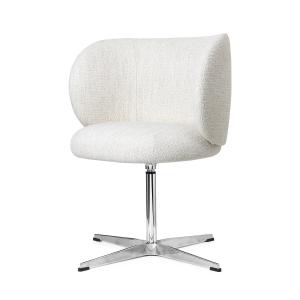 Ferm Living - Rico Dining Chair pivotant, blanc cassé (Bouc…