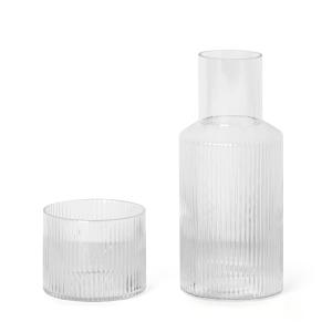 ferm LIVING - Ripple set verseuse, petit / clair