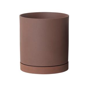 ferm LIVING - Sekki Grand pot, couleur rouille