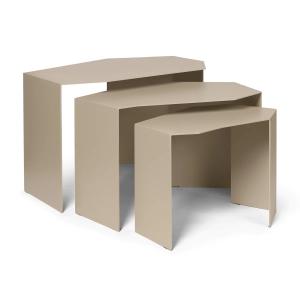 Ferm Living - Shard Cluster Table d'ensemble, cashmere (set…