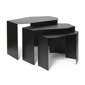 Ferm Living - Shard Cluster Table d'ensemble, noir (set de…
