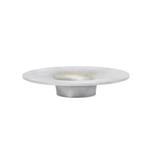 Ferm Living - Soothe Porte-bougies en bloc, aluminium argen…
