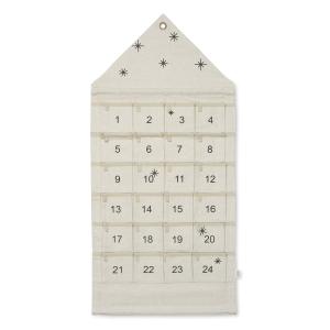 Ferm Living - Calendrier de l' house avent, large / sable