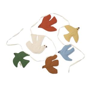 Ferm Living - Swif Bird Guirlande, multicolore