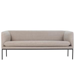 Ferm Living - Turn Canapé 3 places, coton / lin naturel