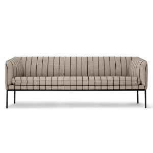 Ferm Living - Turn Canapé, 3 places, sable / noir (Pasadina…
