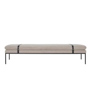 Ferm Living - Turn daybed coton lin, noir / naturel