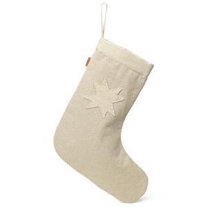 Ferm Living - Vela Chaussette de Noël, nature