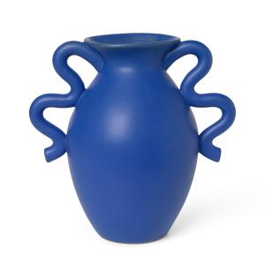 ferm LIVING - Verso Vase à fleurs, h 27 cm, bleu