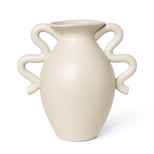 ferm LIVING - Verso Vase à fleurs, h 27 cm, cream