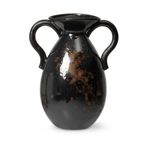 ferm LIVING - Verso Vase de sol, H 49 cm, noir / brun