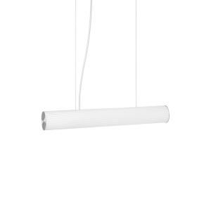 ferm LIVING - Vuelta Lampe pendante LED, L 60 cm, blanc / a…