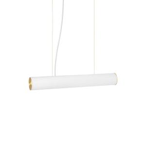 ferm LIVING - Vuelta Lampe pendante LED, L 60 cm, blanc / l…